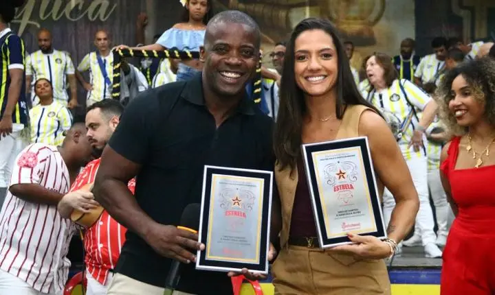 Sidclei Santos e Marcella Alves recebem o Estrela do Carnaval 2026