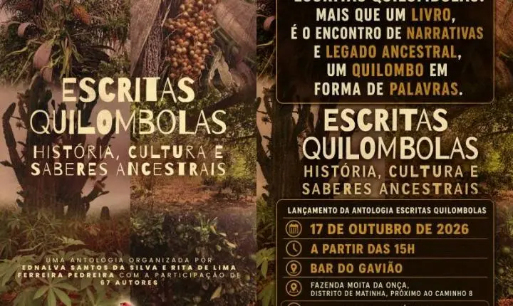 Antologia escritas quilombolas reúne 67 autores em Feira de Santana
