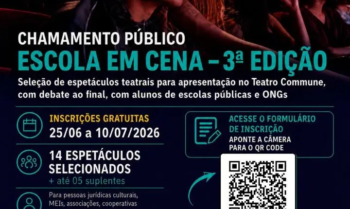 Chamamento Público Escola em Cena da Commune