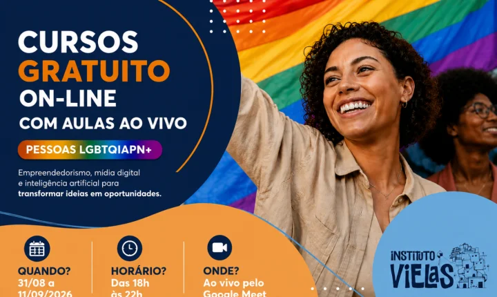 Projeto oferece curso gratuito para pessoas LGBTQIAPN+ em todo o pais