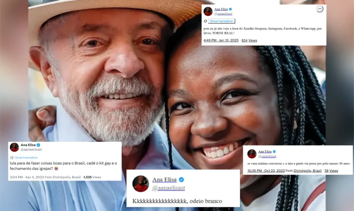 Ana Elisa apaga perfil no X após postagens polêmicas gerarem crise no PT
