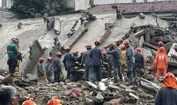 Tragédia: desabamento de prédio deixa dois mortos na Penha, em SP