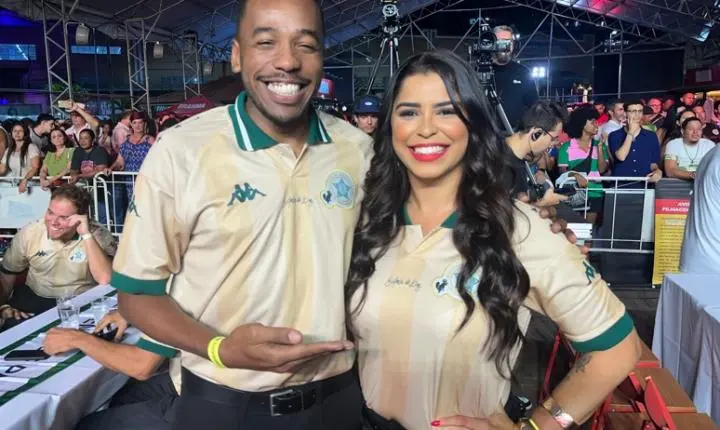 Diogo Jesus e Rafaela Theodoro: a conexão que vai além do carnaval na Mocidade Independente de Padre Miguel