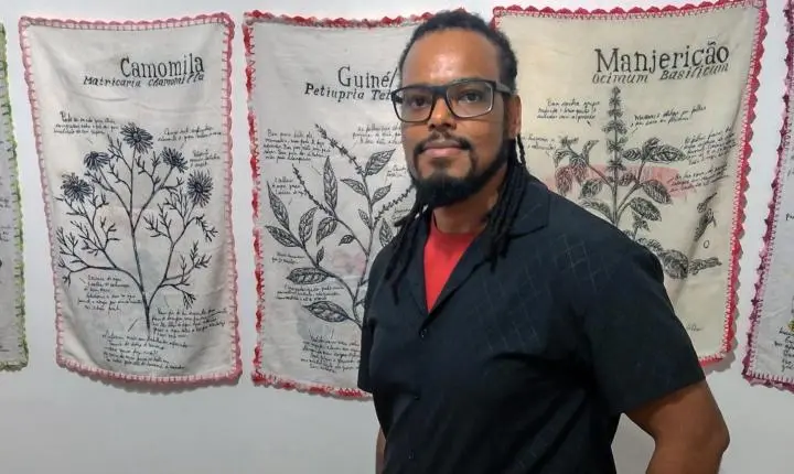 Diogo Nógue apresenta a exposição Herbário do Cuidar, Vingar e Refazer em Suzano