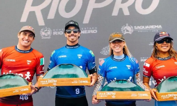 Tya Zebrowski, de 15 anos, rouba a cena no Vivo Rio Pro em Saquarema
