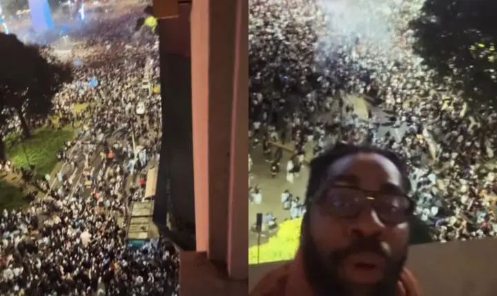 Lázaro Ramos fica "ilhado" em hotel após festa em Buenos Aires