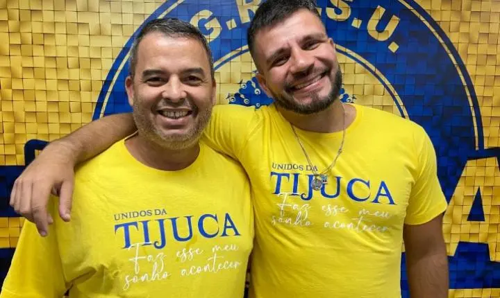 André Gonçalves e Gabriel Mello detalham planos para a direção de carnaval da Unidos da Tijuca