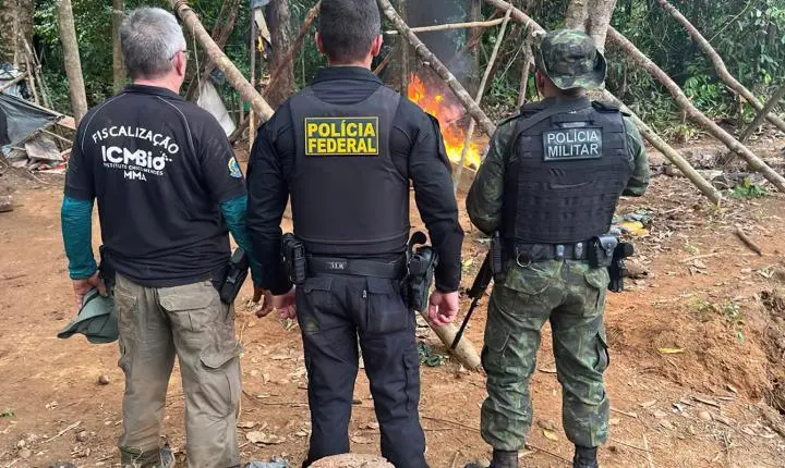Polícia Federal intensifica combate a garimpos ilegais no Amapá e Pará
