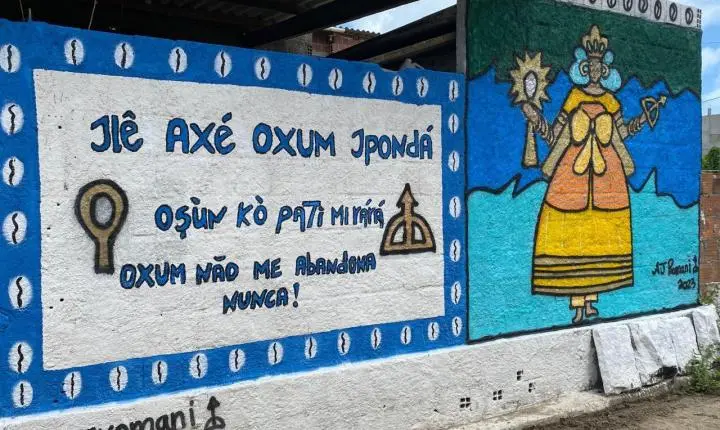 Sambada da Mestra Lusitânia: cinema, exposição, música, oficinas e teatro na comunidade de Jardim Fragoso, em Olinda 