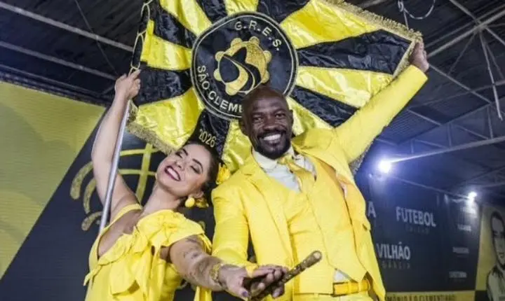 São Clemente anuncia a renovação do casal Alex e Thaís para o Carnaval 2027