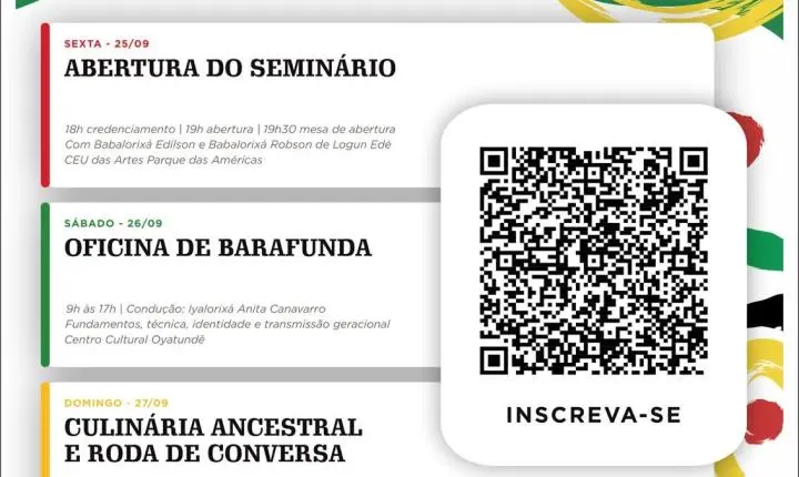 Seminário Onã reúne saberes de matriz africana em Mauá