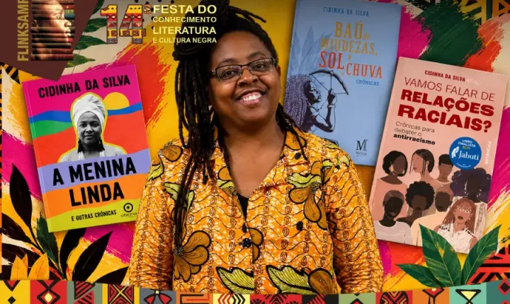 Escritora Cidinha da Silva é destaque na FlinkSampa em São Paulo